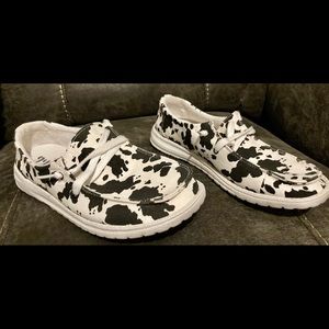 Cow Lovers! Cow Print Tennis Shoes